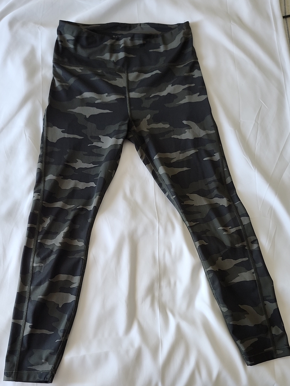 Athleta Camo Leggings - Black/Gray